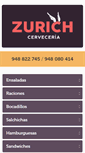 Mobile Screenshot of cerveceriazurich.com