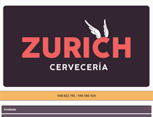 Tablet Screenshot of cerveceriazurich.com